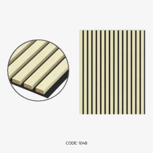 [1048] PVC Acoustic panel 21x320x2900mm - H361