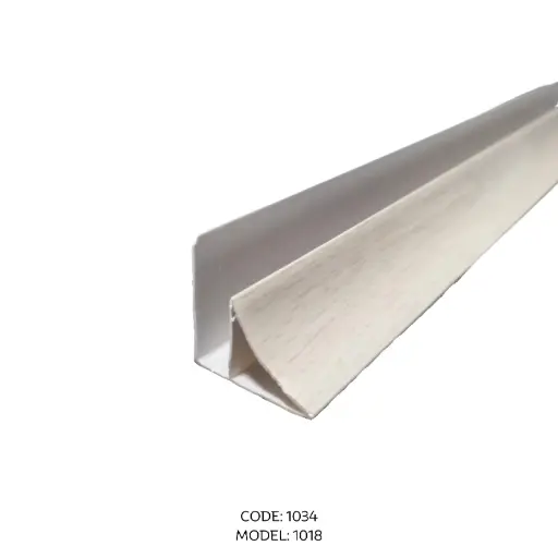 [1034] Pvc ceiling side border 8mmx5.8mtr - 1018