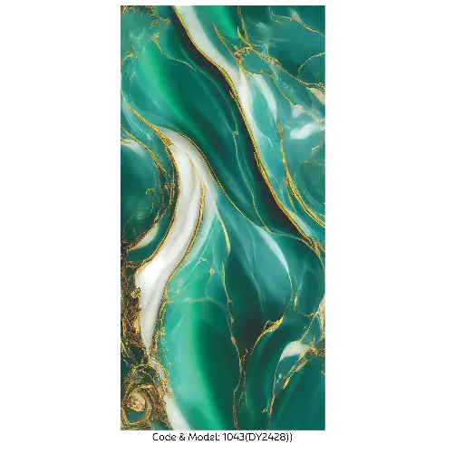 [1043] PVC UV Marble sheet 1220x2800mm (4ftx9ft) 3mm - 1043